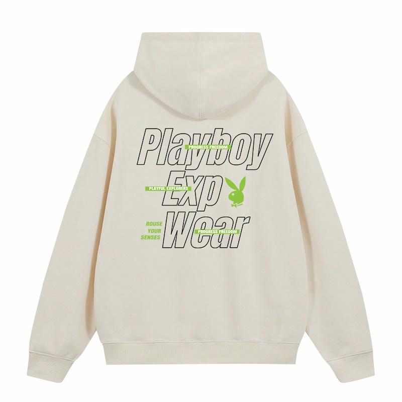 Playboy uzun yengli kaputli uniseks kozok