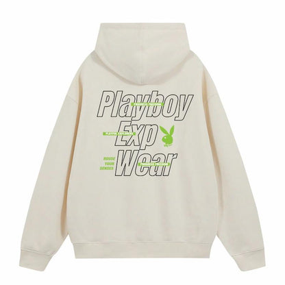 Playboy uzun yengli kaputli uniseks kozok