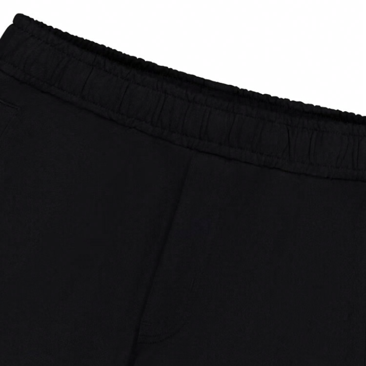 New Balans ss25 brendi logotipi bosma kundalik qulaylikdagi trikotaj sport shimlari qora erkaklar uchun