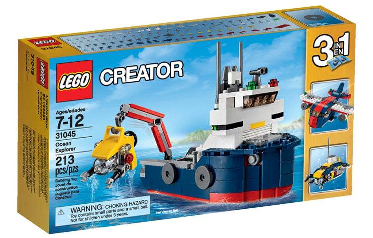 Конструктор LEGO Creator 3-в-1 Исследователь океана (31045) - Boxette Shop