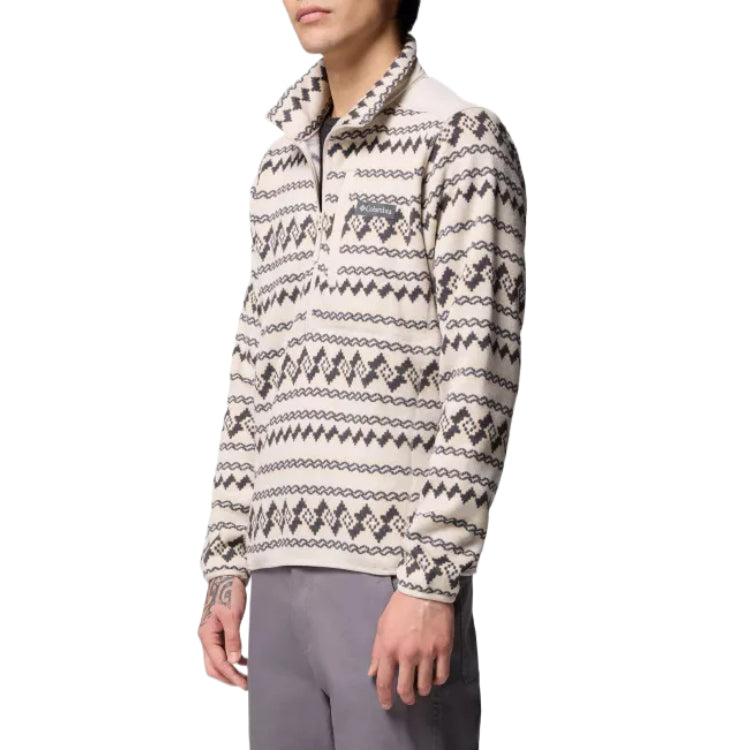 Columbia columbia свитер погода 2 полиэстер нейлон печатных половина молнии пуловер удобный мода тенденция простой стенд воротник толстовка мужская