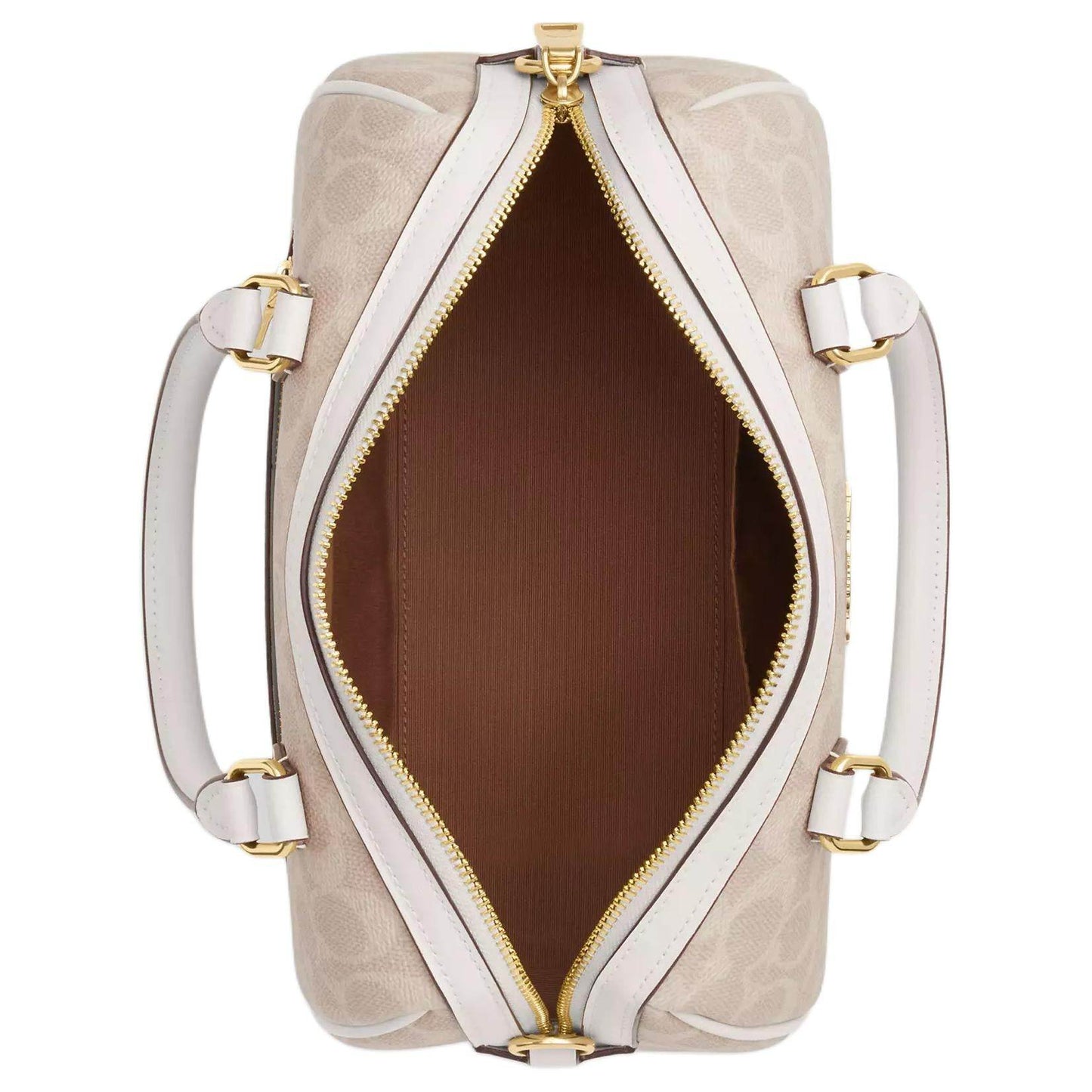 Сумка женская Coach Rowan 25 Branded Logo Zip Closure - Boxette Shop