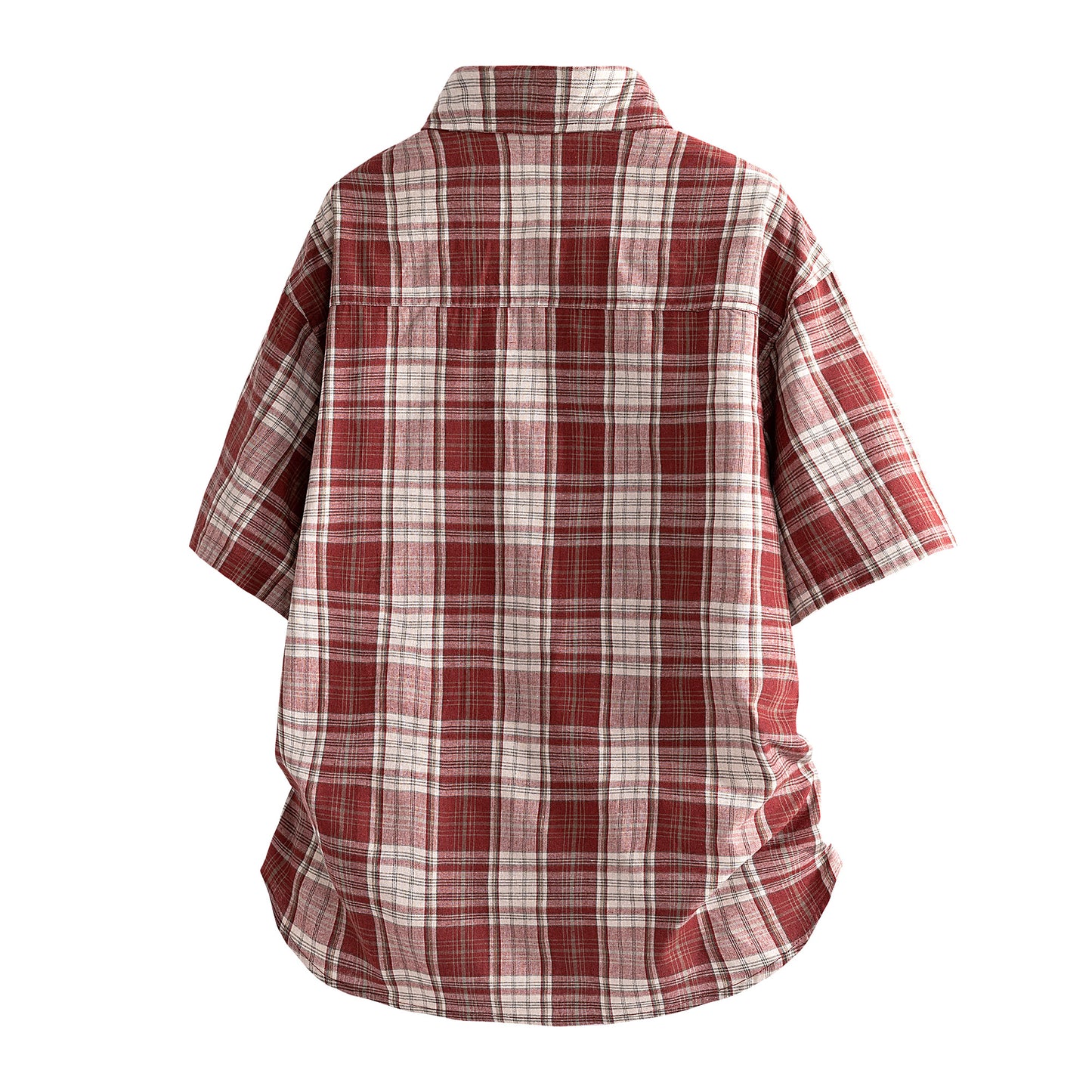 Igoi amerikalik retro yuzlik, bir xil paragrafli, erkin yupqa kesmali, yelkali, kalta yengli erkaklar va ayollar ko'ylagi