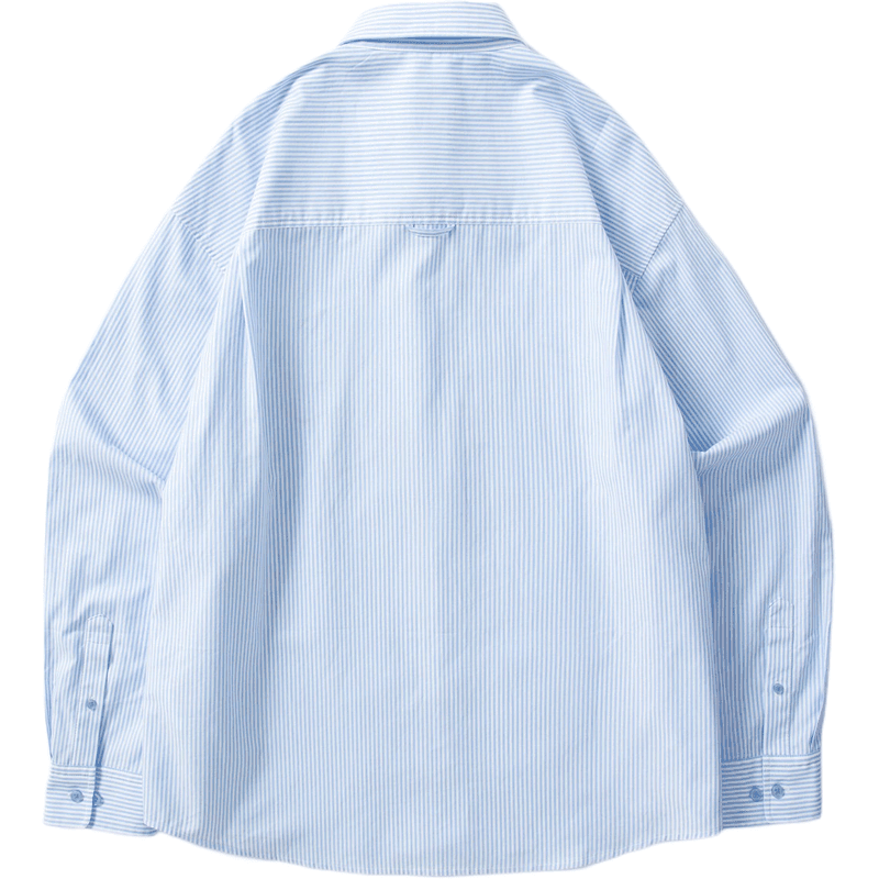 Рубашка Gap Long Sleeve Logo Stripe Shirt - Boxette Shop