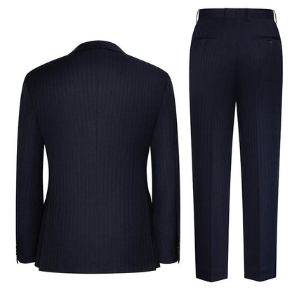 Костюм мужской Skaro Navy Stripe Suit - Boxette Shop
