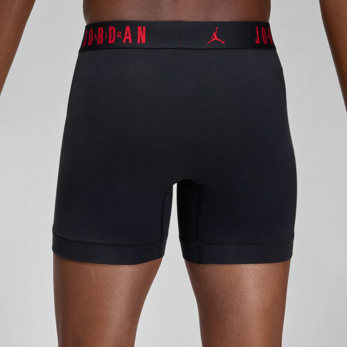 Jordan parvoz maktubi bosilgan past balandlikdagi qulay nafas oladigan bokschi erkaklar uchun 3 juftlik brifsi