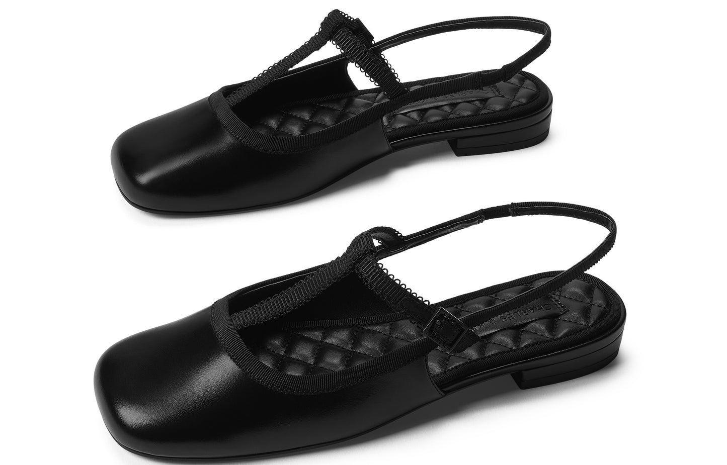 Charlz va Keyt ayollar poyabzali