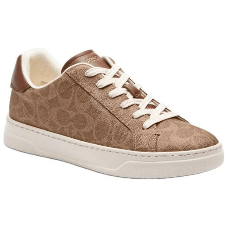 Кроссовки женские Coach Highline Leather Round Toe Lace - Boxette Shop