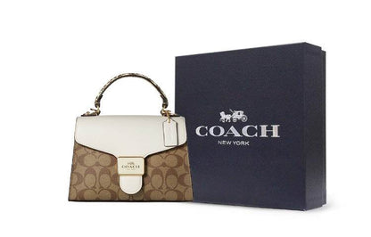 Сумка женская Coach Pepper 22 Classic Old Flower Flap - Boxette Shop