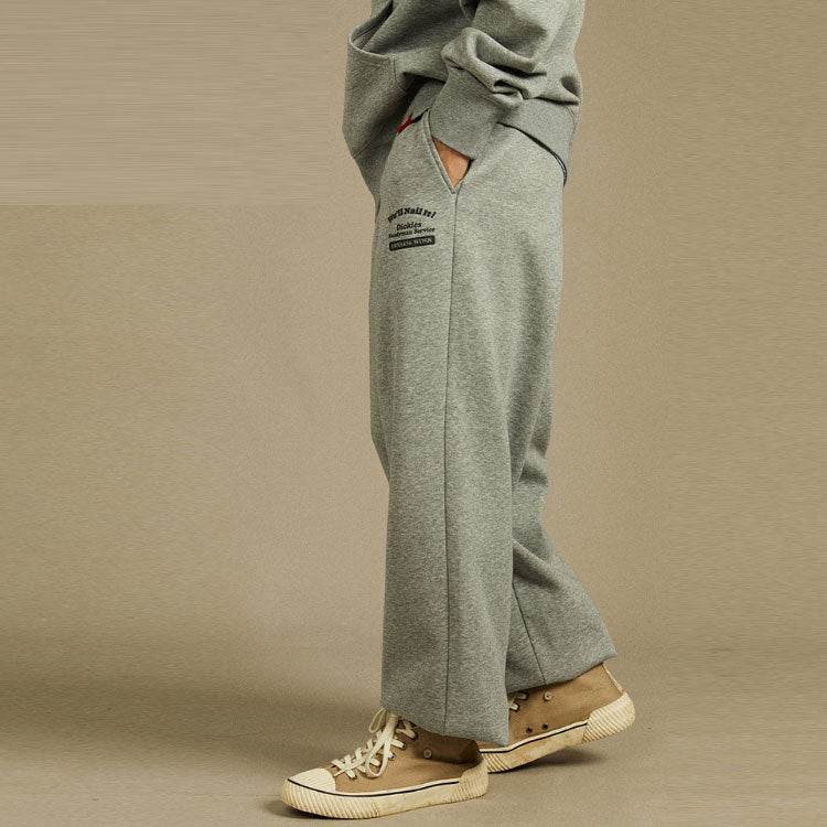 Спортивные брюки мужские Dickies Letters Padded Thickened Nine-point Knitted Sweatpants - Boxette Shop