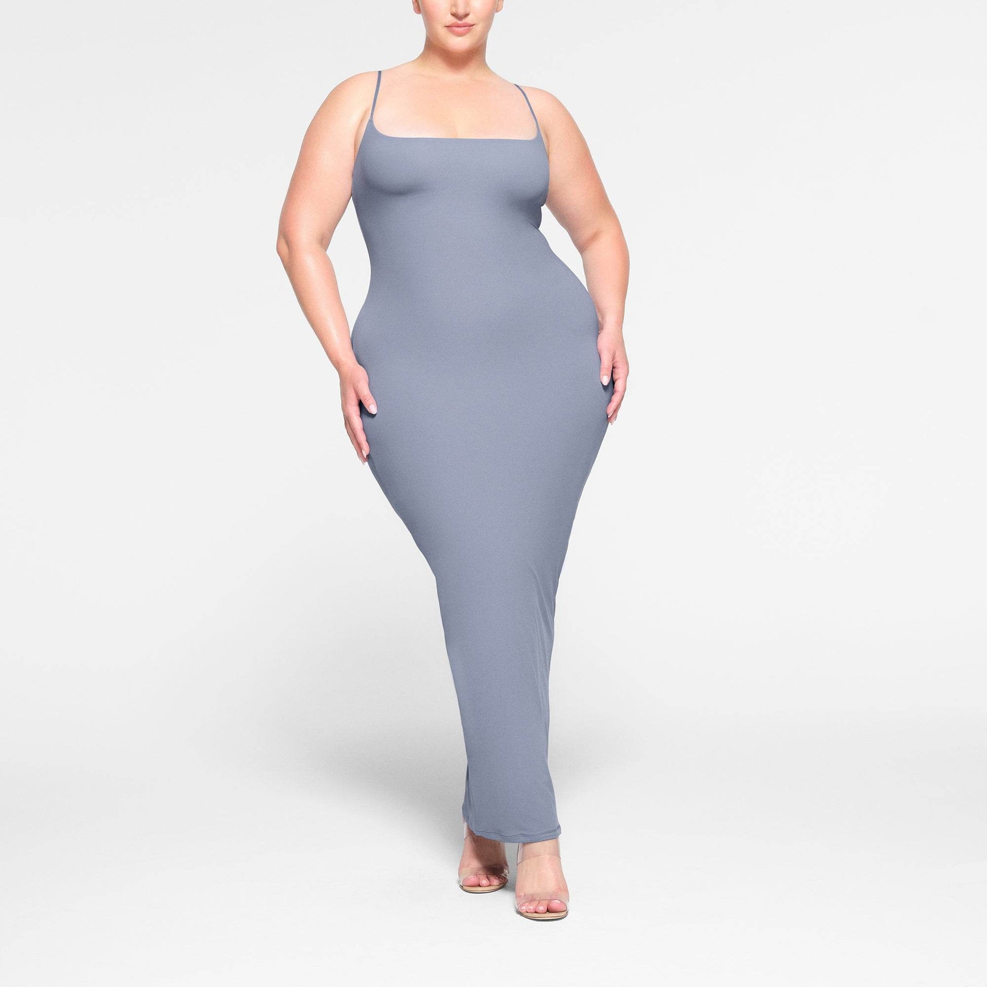Платье женское Skims Fits Everybody Long Slip Dress - Boxette Shop