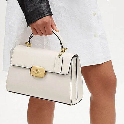 Сумка женская Coach Eliza Classic Flower Oval Lock Flap - Boxette Shop