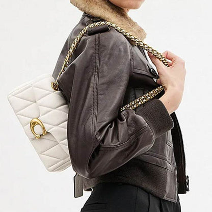 Сумка женская Coach Tabby 20 Chalk - Boxette Shop