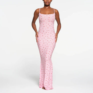 Платье женское Skims Soft Lounge Long Slip Dress - Boxette Shop