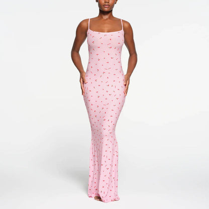 Платье женское Skims Soft Lounge Long Slip Dress - Boxette Shop