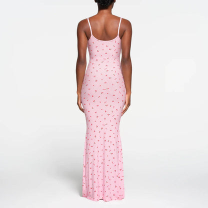 Платье женское Skims Soft Lounge Long Slip Dress - Boxette Shop