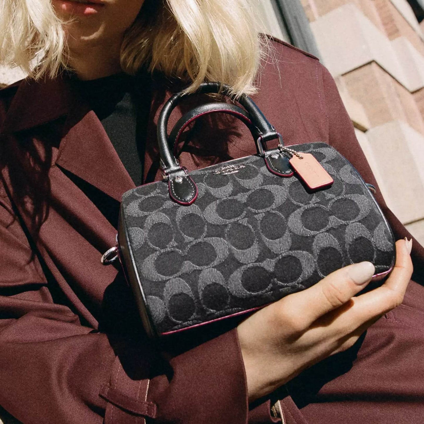 Сумка женская Coach Rowan 18 Top Zip Closure - Boxette Shop