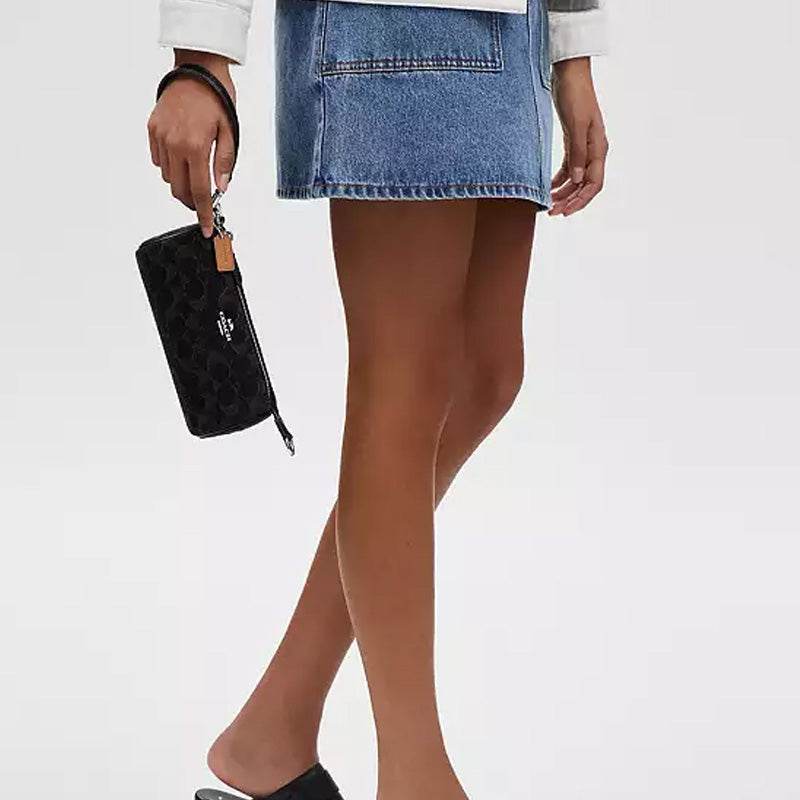 Сумка женская Coach Nolita 20 Iconic Denim Patchwork - Boxette Shop