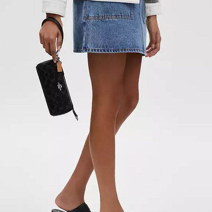 Сумка женская Coach Nolita 20 Iconic Denim Patchwork - Boxette Shop