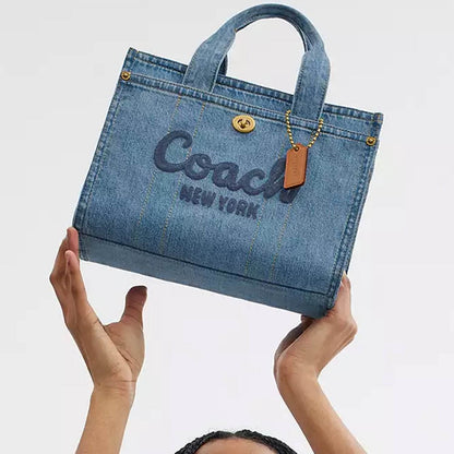Сумка женская Coach Cargo 26 Letters Brand Embroidered - Boxette Shop
