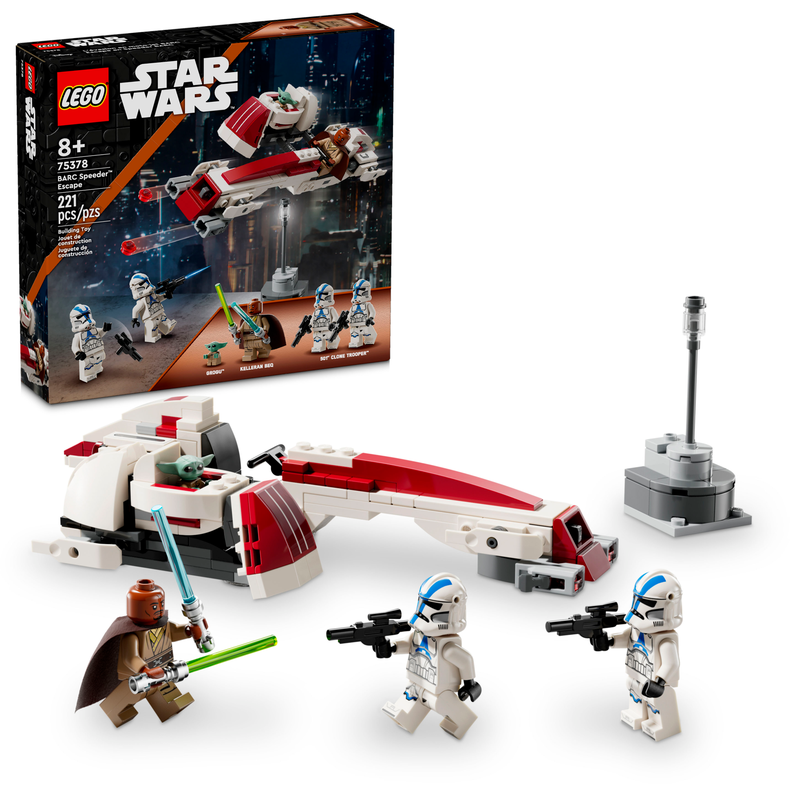 LEGO Yulduzli urushlari: Uchar velosipeddan qochish (75378)