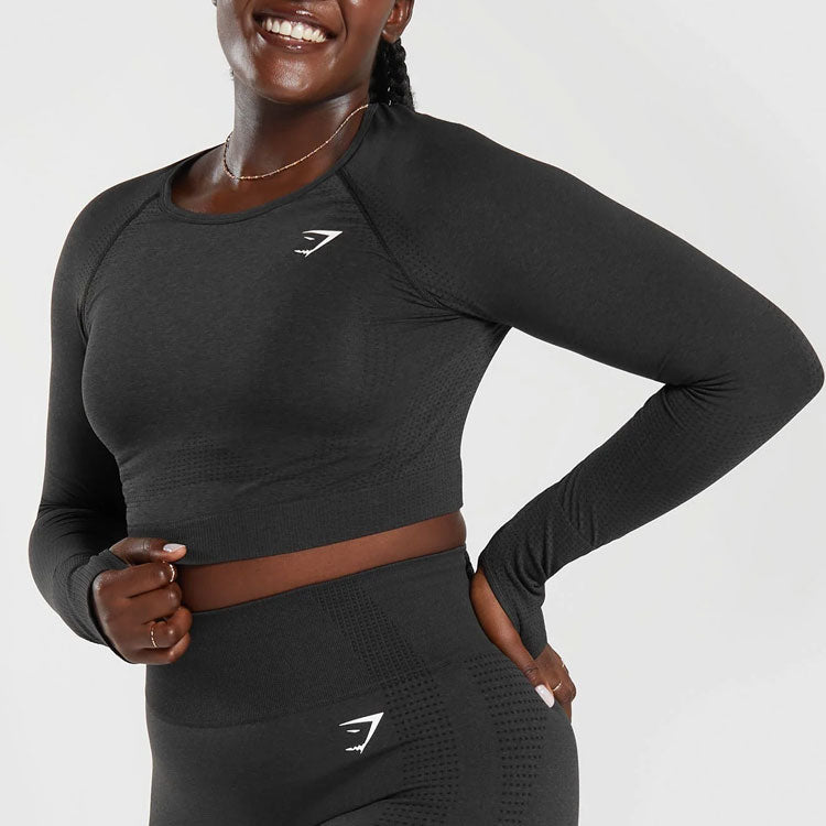 Лонгслив спортивный женский Gymshark Vital Seamless 2.0