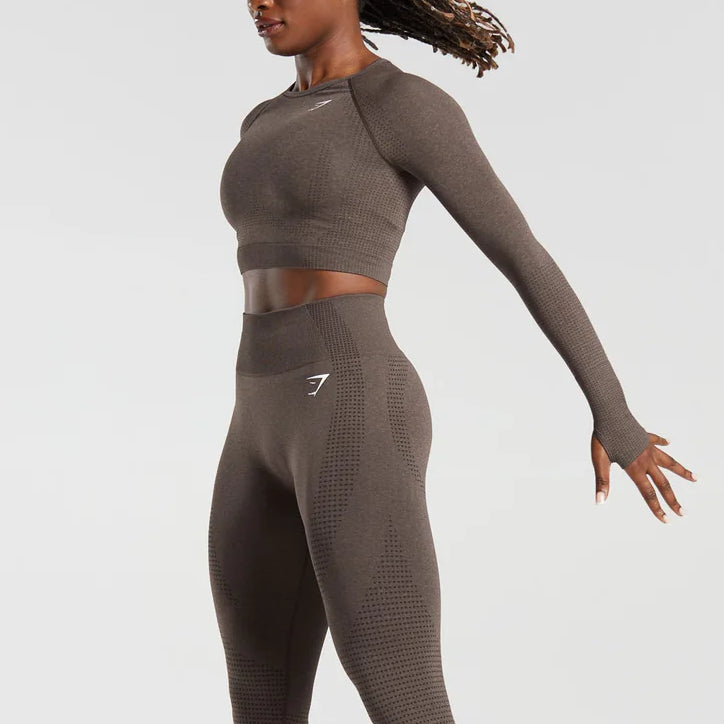 Лонгслив спортивный женский Gymshark Vital Seamless 2.0