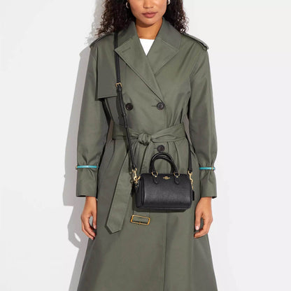 Сумка женская Coach Rowan 18 Metal Logo Zip Closure - Boxette Shop