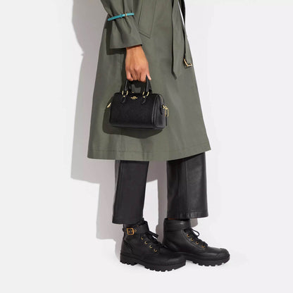 Сумка женская Coach Rowan 18 Metal Logo Zip Closure - Boxette Shop