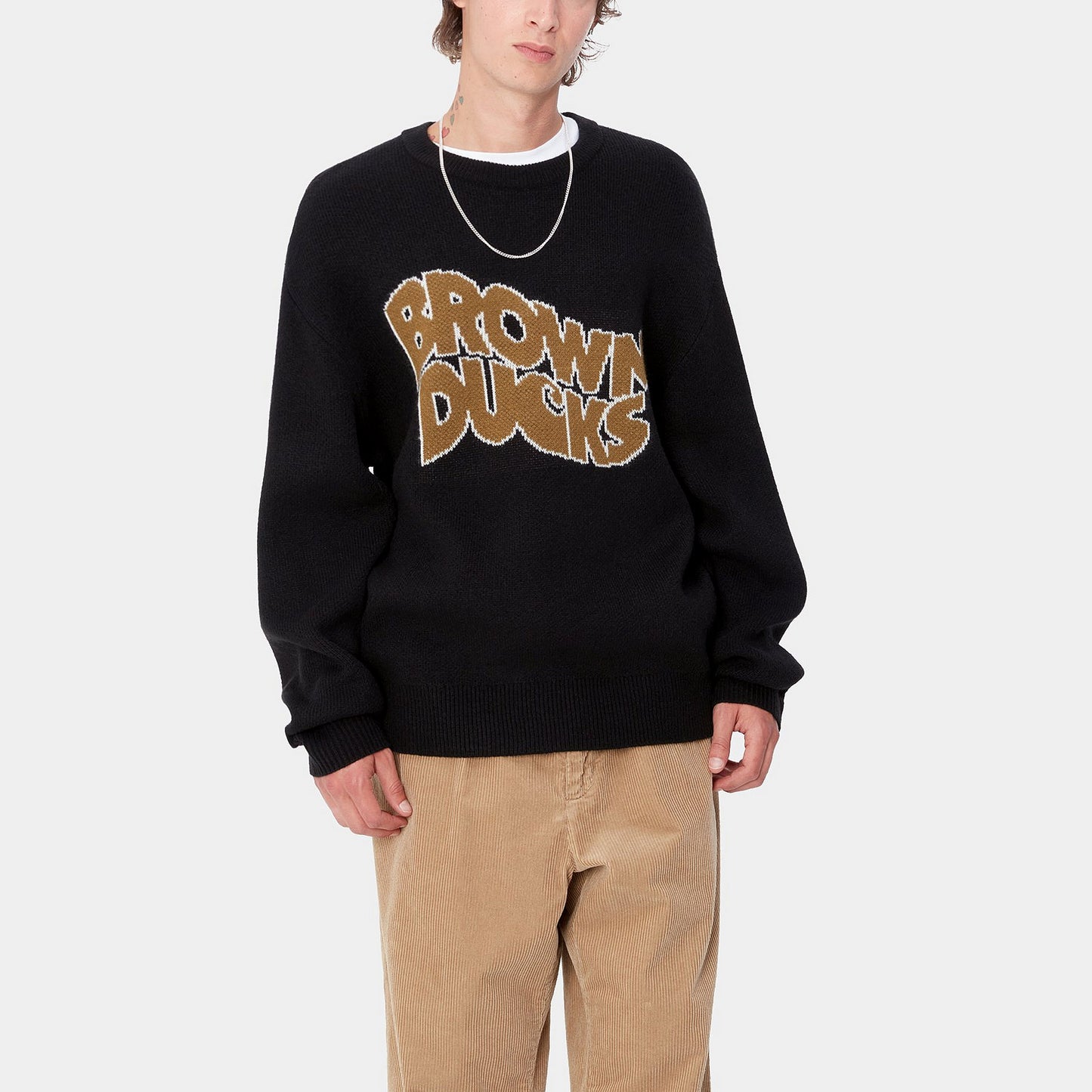 Свитер мужской Carhartt WIP Brown Ducks