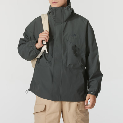 New Balance Fitness Training Erkaklar va ayollar uchun qulay nafas oladigan kundalik kurtka, antrasit qora