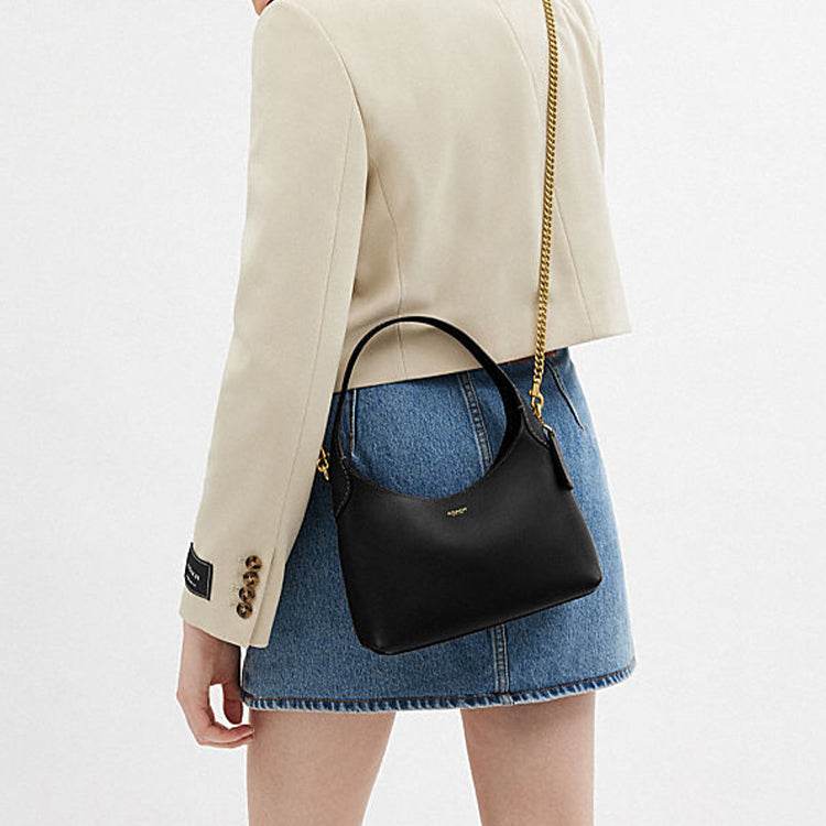 Сумка женская Coach Brooklyn 23 Brand Logo Magnetic Closure - Boxette Shop