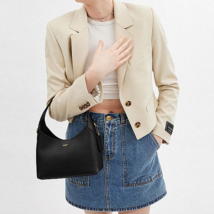 Сумка женская Coach Brooklyn 23 Brand Logo Magnetic Closure - Boxette Shop