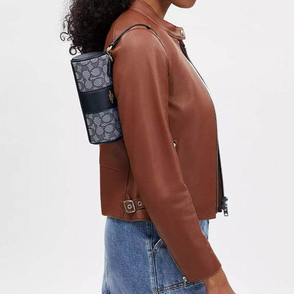 Сумка женская Coach Nolita 20 Branded Logo Zip Closure - Boxette Shop