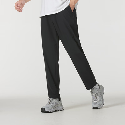 New Balance Running Fitness Training Qulay nafas oladigan erkaklar uchun qora yugurish shimi