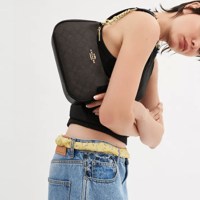 Сумка женская Coach Teri 24 Classic Old Flower Logo - Boxette Shop