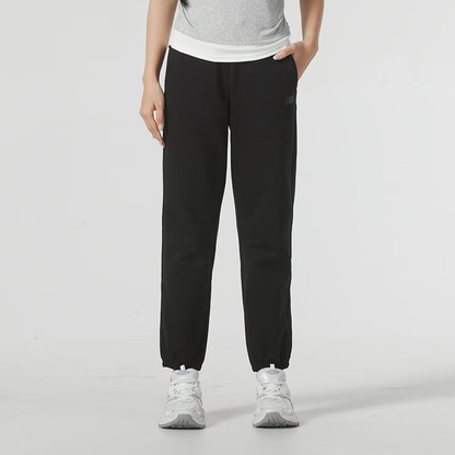 Qora rangdagi ayollar uchun New Balance qulay nafas oladigan kundalik to'rli shimlar