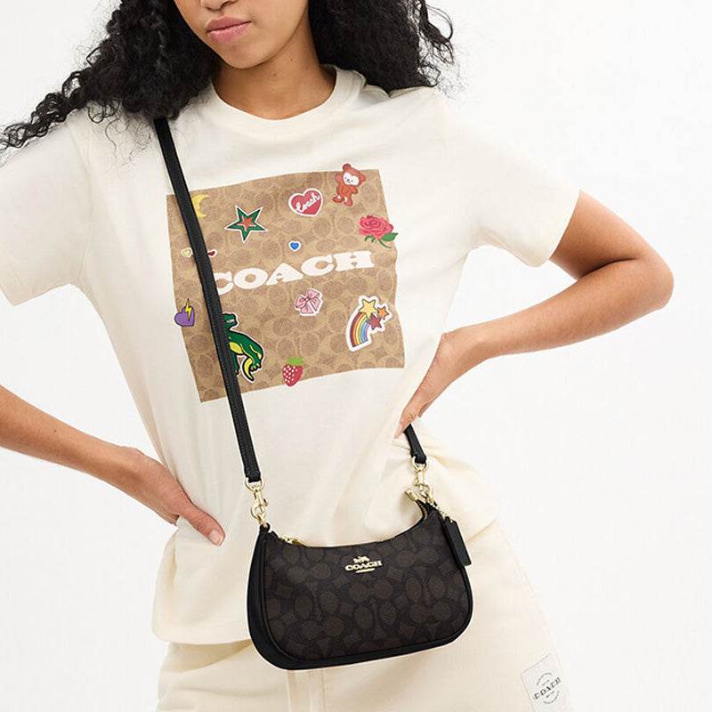 Сумка женская Coach Teri 20 Classic Old Flower Zip - Boxette Shop