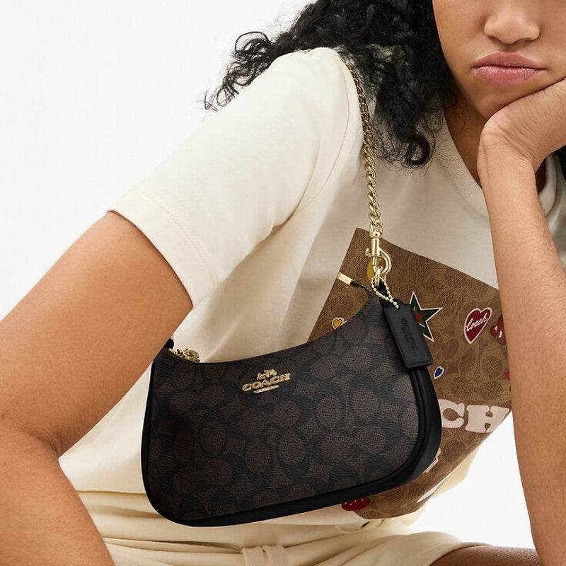 Сумка женская Coach Teri 20 Classic Old Flower Zip - Boxette Shop