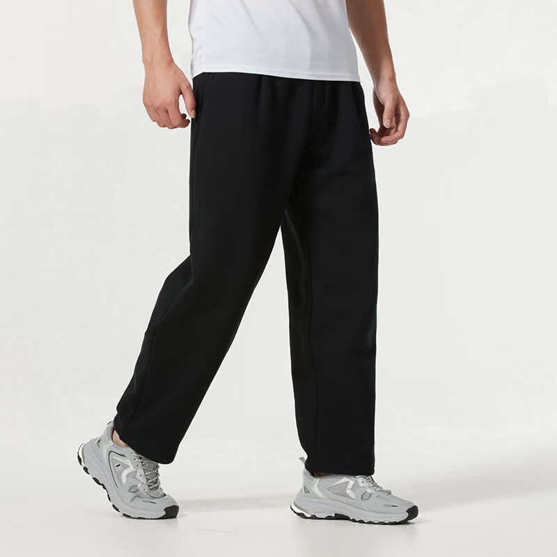 Yangi muvozanatni o'rgatish qulayligi nafas oladigan tekis rangli tekis oyoqli kundalik shimlar erkaklar qora