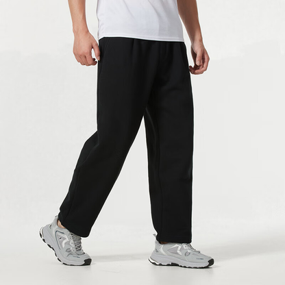 Yangi muvozanatni o'rgatish qulayligi nafas oladigan tekis rangli tekis oyoqli kundalik shimlar erkaklar qora