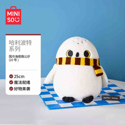 Miniso x harry potter гарри поттер шарф хедвиг милая кукла плюшевая 25 см/35 см/45 см в высоту