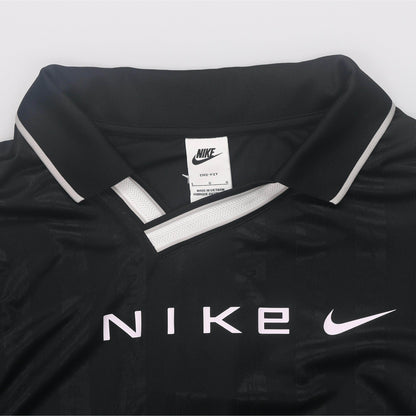 Водолазка nike с принтом повседневная с длинным рукавом трикотажная женская черная - Boxette Shop
