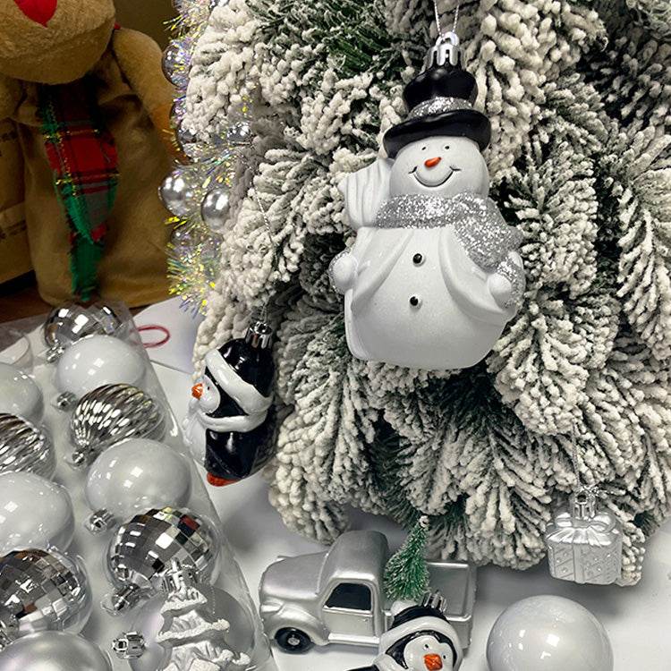 Игрушка подвесная Santa & Penguin Deluxe - Boxette Shop