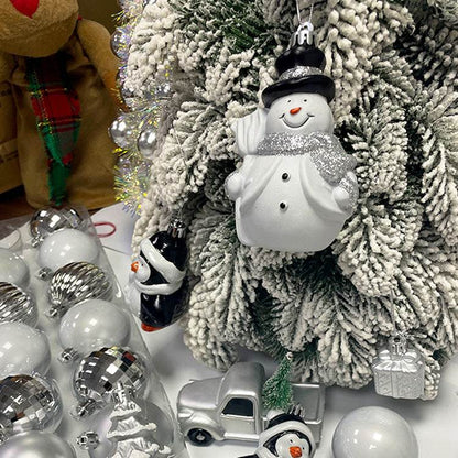 Игрушка подвесная Santa & Penguin Deluxe - Boxette Shop