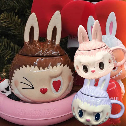 Кружка Pop Mart Pink Rabble - Boxette Shop