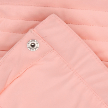 Adidas пуховик детский logo stripe applique hooded long sleeve pink детская модель