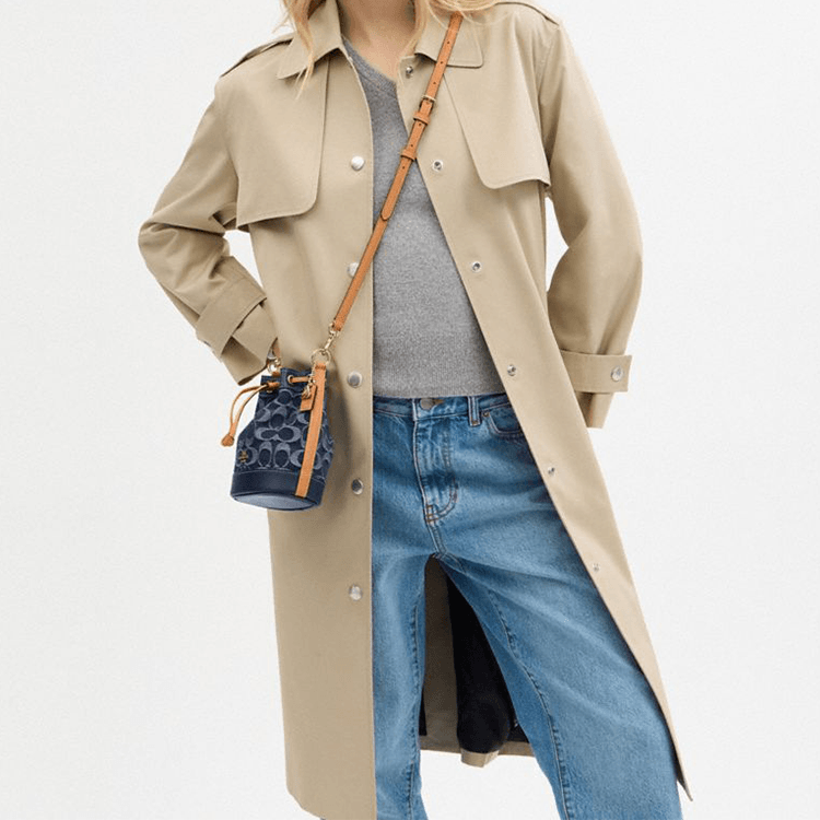 Сумка женская Coach Signature 14 Classic Logo Removable Strap - Boxette Shop