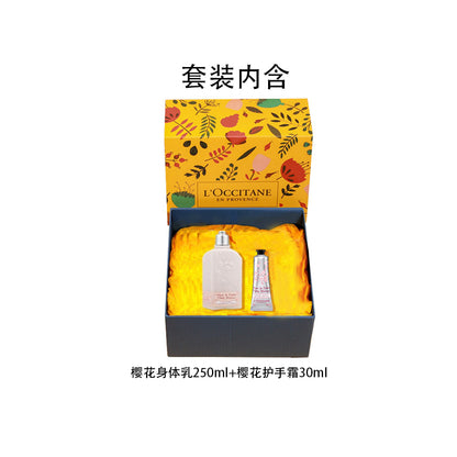 Loccitane подарочный набор кремов для рук с цветочным ароматом 3шт