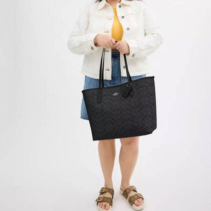 Сумка женская Coach City 33 Logo Label Magnetic Buckle - Boxette Shop